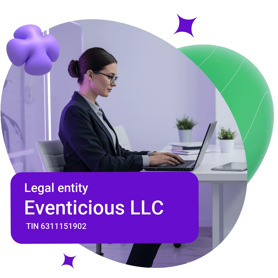 Legal entity: Eventicious LLC, INN 6311151902