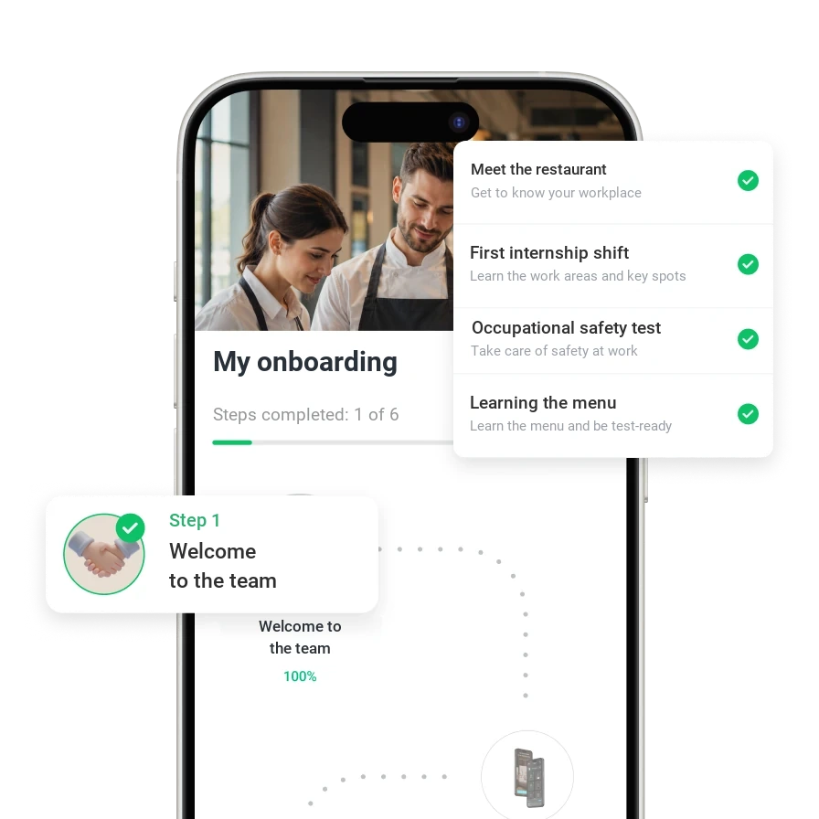 Fast onboarding for new employees