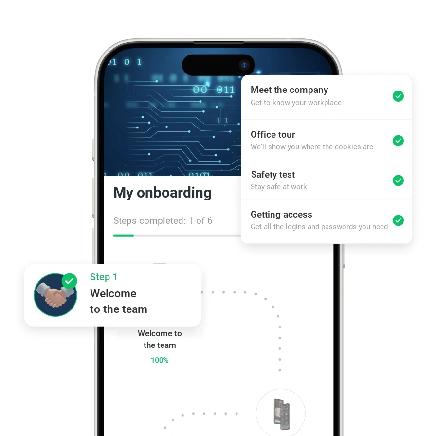 Managed employee onboarding